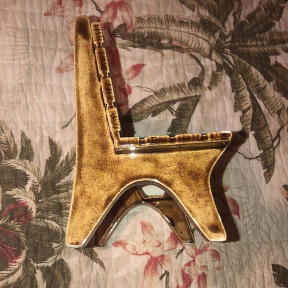 Vintage Ceramic Bench Candle Plant Spice Holder - Picture 5 of 10